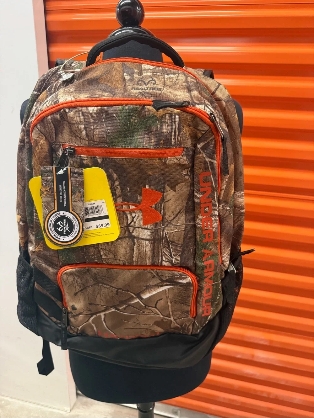 NWT Under Armour Unisex Camo Hustle Backpack